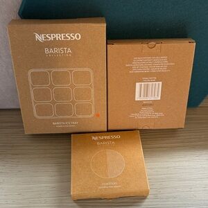 Nespresso Barista Collection Ice Tray and Coasters Set
